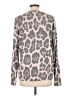 Michael Lauren Animal Print Gray Pullover Sweater Size L - photo 2