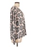 Michael Lauren Animal Print Gray Pullover Sweater Size L - photo 4