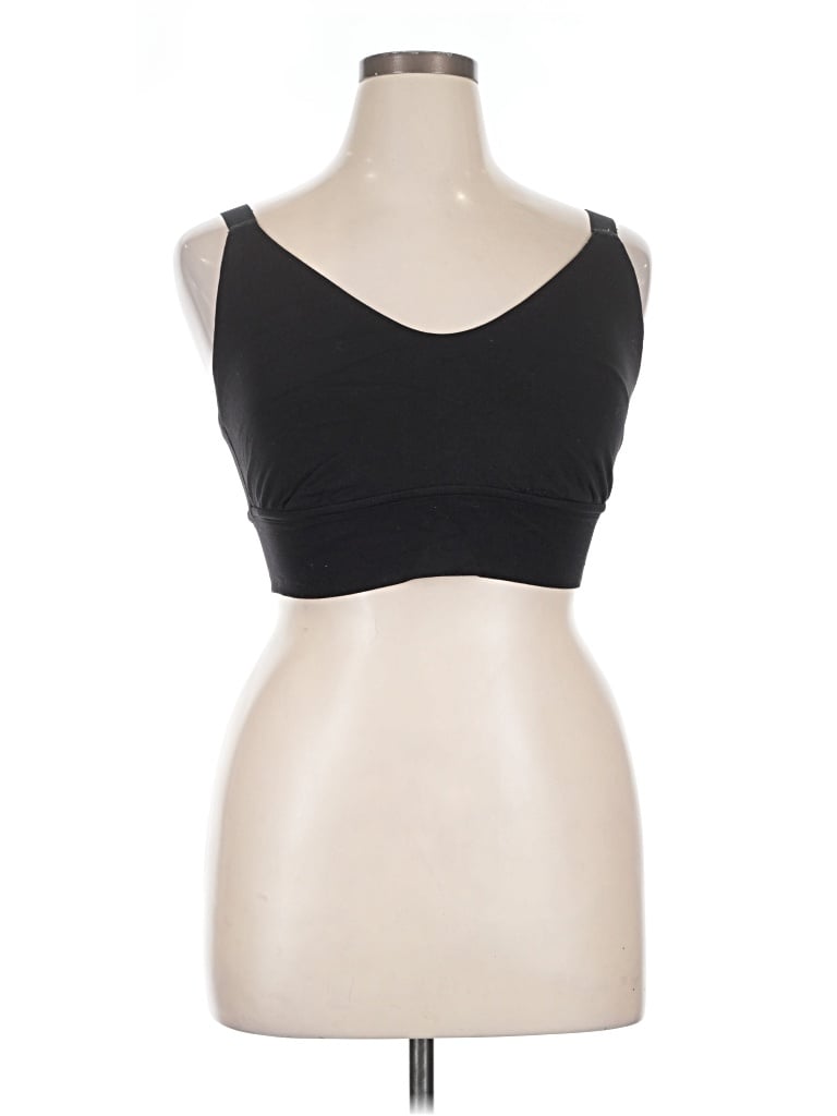 Pre-owned Aerie Sports Bra In Black