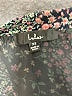 Lulus Paisley Black Silver Casual Dress Size XS - photo 4