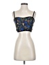 Topshop 100% Polyester Blue Sleeveless Top Size 2 - photo 1