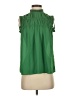 Max Studio 100% Polyester Green Sleeveless Blouse Size S - photo 1