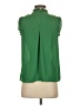 Max Studio 100% Polyester Green Sleeveless Blouse Size S - photo 2