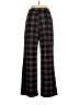 Adrienne Vittadini Plaid Black Casual Pants Size L - photo 2