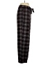 Adrienne Vittadini Plaid Black Casual Pants Size L - photo 4