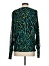 Marc Bouwer 100% Nylon Teal Long Sleeve Blouse Size XS - photo 2