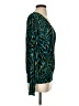 Marc Bouwer 100% Nylon Teal Long Sleeve Blouse Size XS - photo 4