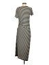 Gap Stripes Gray Casual Dress Size S - photo 2