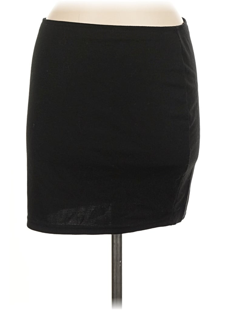 Pre-owned Aqua Casual Skirt In Black