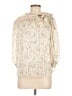 Stem & Vine Ivory 3/4 Sleeve Blouse Size M - photo 1