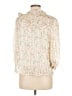 Stem & Vine Ivory 3/4 Sleeve Blouse Size M - photo 2