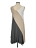 Weston Color Block Gray Casual Dress Size S - photo 2