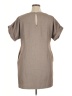 VERTIGO Gray Casual Dress Size XL - photo 2
