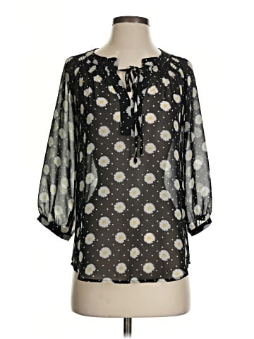 Maison Jules 3/4 Sleeve Blouse (view 1)