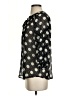 Maison Jules 100% Polyester Black 3/4 Sleeve Blouse Size XS - photo 5