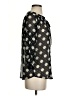 Maison Jules 100% Polyester Black 3/4 Sleeve Blouse Size XS - photo 4
