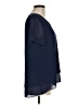 MICHAEL Michael Kors Blue Short Sleeve Blouse Size M - photo 4