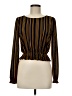 Derek Heart Brown Long Sleeve Blouse Size M - photo 1