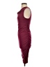 Thyme Solid Burgundy Cocktail Dress Size XS - photo 5