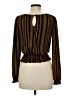 Derek Heart Brown Long Sleeve Blouse Size M - photo 2