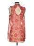 CAbi 100% Polyester Red Sleeveless Blouse Size XS - photo 2