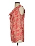 CAbi 100% Polyester Red Sleeveless Blouse Size XS - photo 5