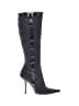 Gucci Outlet Black GG Monogram Canvas Boots Size EU (IT) 36 1/2 / US 6 1/2 (wide) - photo 1