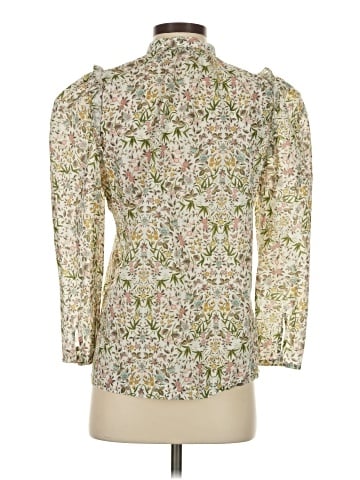 Liberty Art Fabrics For J.Crew 3/4 Sleeve Blouse - back