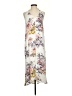 Ark & Co. 100% Polyester Print Ivory Casual Dress Size S - photo 1