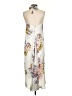 Ark & Co. 100% Polyester Print Ivory Casual Dress Size S - photo 2