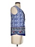Daniel Rainn Blue Sleeveless Blouse Size S - photo 4