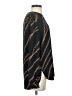 Anne Klein 100% Polyester Black Long Sleeve Blouse Size S - photo 4