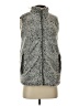 Thread & Supply 100% Polyester Gray Faux Fur Vest Size S - photo 1