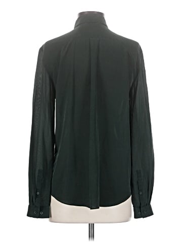 Stockholm Atelier & Other Stories Long Sleeve Silk Top (view 2)