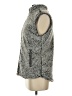 Thread & Supply 100% Polyester Gray Faux Fur Vest Size S - photo 5