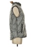 Thread & Supply 100% Polyester Gray Faux Fur Vest Size S - photo 4