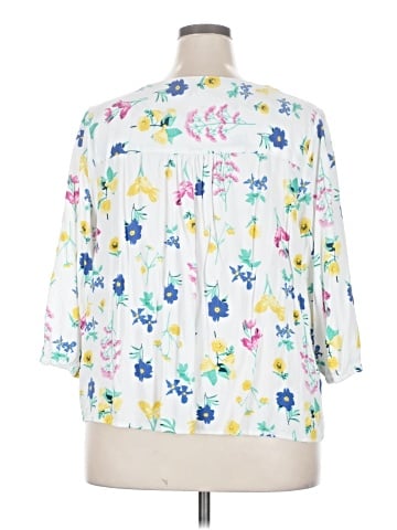 St. John's Bay 3/4 Sleeve Blouse (view 2)