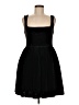 o.p.t Solid Black Cocktail Dress Size M - photo 1