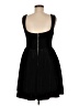 o.p.t Solid Black Cocktail Dress Size M - photo 2