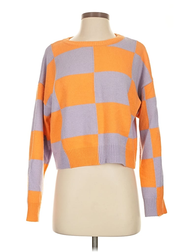 Pre-owned Lalavon Pullover Sweater In Orange