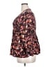 Maurices 100% Rayon Black Long Sleeve Blouse Size XXL - photo 5