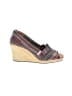 TOMS Stripes Purple Wedges Size 7 (wide) - photo 1