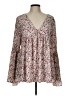 Pink Lily 100% Polyester Ivory Long Sleeve Blouse Size L - photo 1