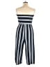 Xhilaration Stripes Blue Jumpsuit Size 0X - photo 2