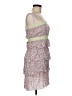 Assorted Brands 100% Polyester Floral Pink Cocktail Dress Size M - photo 4