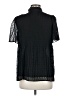Max Studio 100% Polyester Black Short Sleeve Blouse Size M - photo 2