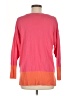 J.Jill Color Block Pink Pullover Sweater Size M - photo 2