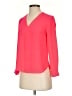 Banana Republic 100% Polyester Pink Long Sleeve Blouse Size XXS - photo 2
