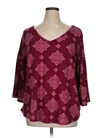 Evri 3/4 Sleeve Top (view 1)