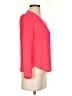 Banana Republic 100% Polyester Pink Long Sleeve Blouse Size XXS - photo 5
